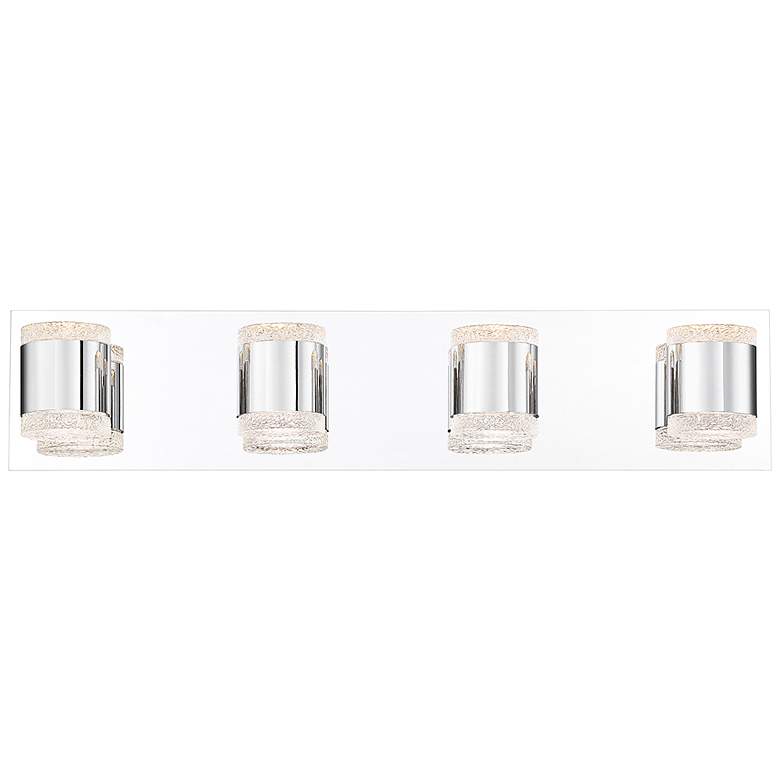 Image 1 Eurofase Seaton 24"W Polished Chrome 4-Light LED Bath Light
