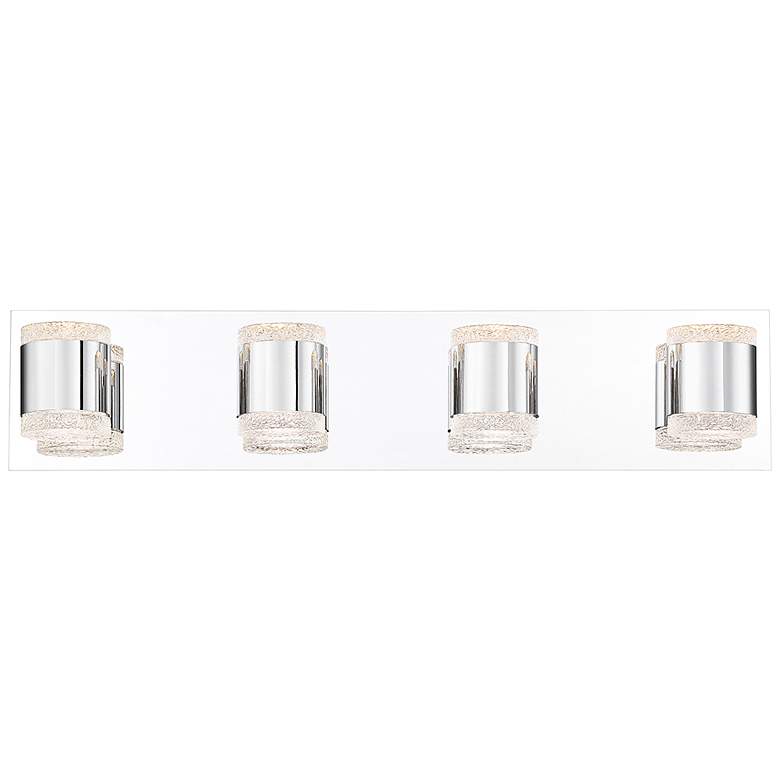 Image 1 Eurofase Seaton 24 inchW Polished Chrome 4-Light LED Bath Light