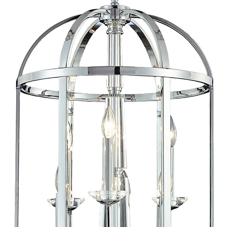 Image 3 Eurofase Senze 18" Wide Chrome 6-Light Lantern Pendant Light more views
