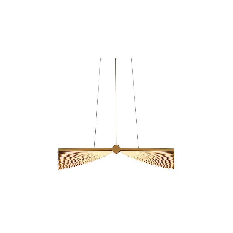 Image 4 Eurofase Seraph 1 Light Chandelier in Gold more views