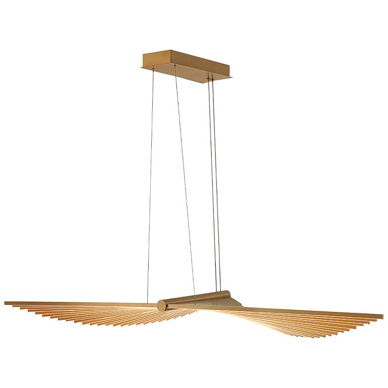Image 7 Eurofase Seraph 1 Light Chandelier in Gold more views
