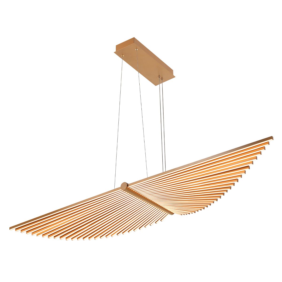 Eurofase Seraph 1 Light Chandelier in Gold in scene