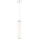 Eurofase Shaw 2 1/2" Wide Chrome LED Tube Mini Pendant Light