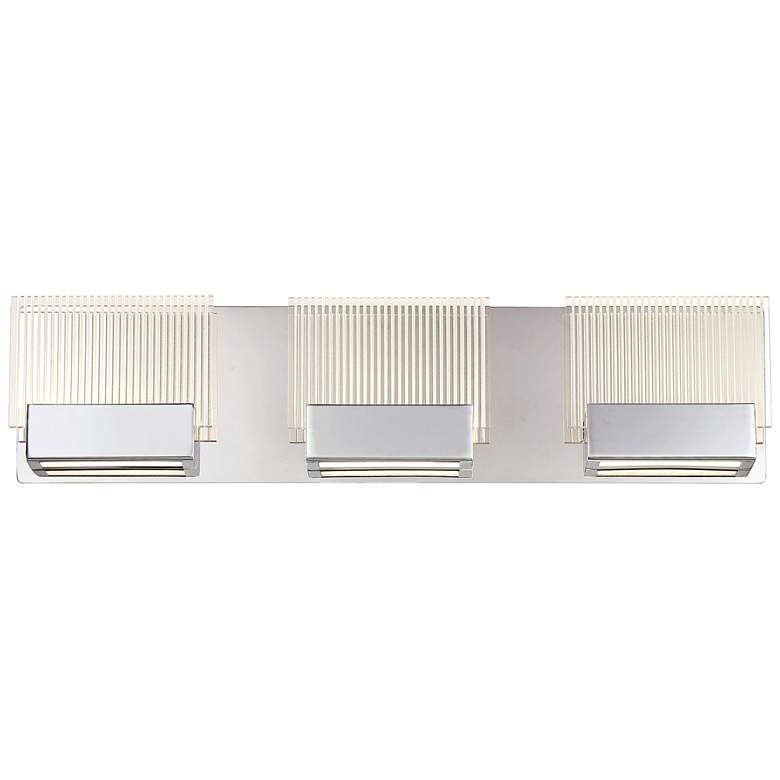 Image 1 Eurofase Sonic 21 1/2" Wide Chrome 3-LED Modern Bath Light