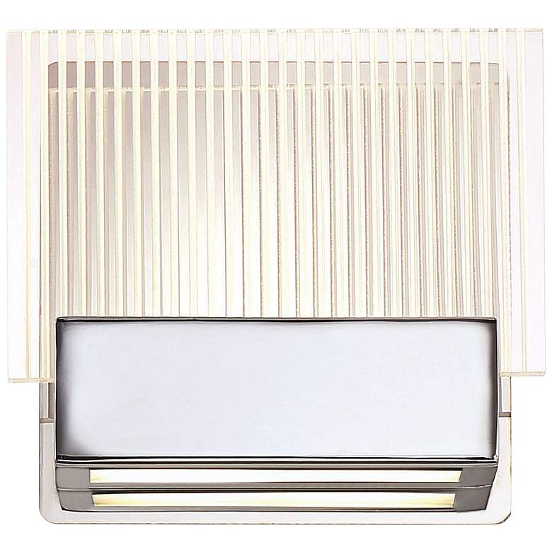 Image 1 Eurofase Sonic 5 1/4 inch High Chrome LED Wall Sconce