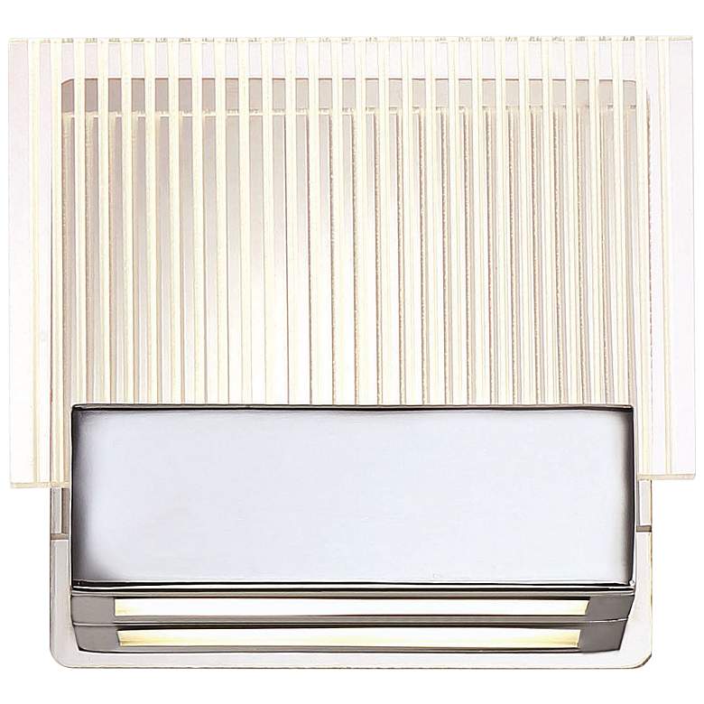 Image 1 Eurofase Sonic 5 1/4" High Chrome LED Wall Sconce