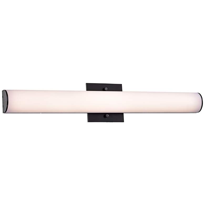 Image 1 Eurofase Springfield 23 1/2" Wide Black Bar Modern LED Bath Light