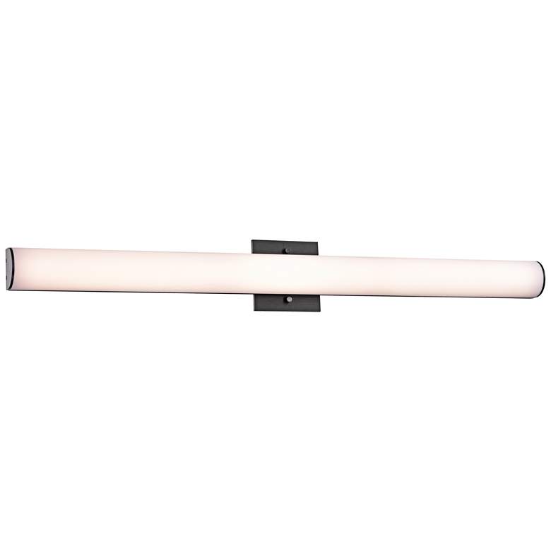 Image 1 Eurofase Springfield 34 1/4" Wide Black Bar LED Bath Light