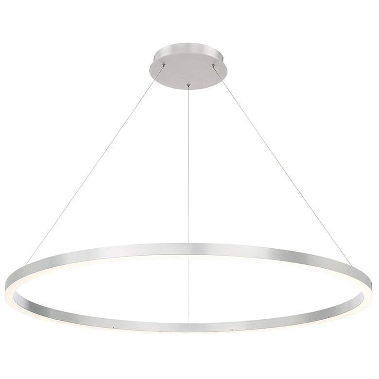 Image 1 Eurofase Spunto 1.50 In. x 47.25 In. Integrated LED Chandelier in Silver