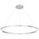 Eurofase Spunto 1.50 In. x 47.25 In. Integrated LED Chandelier in Silver
