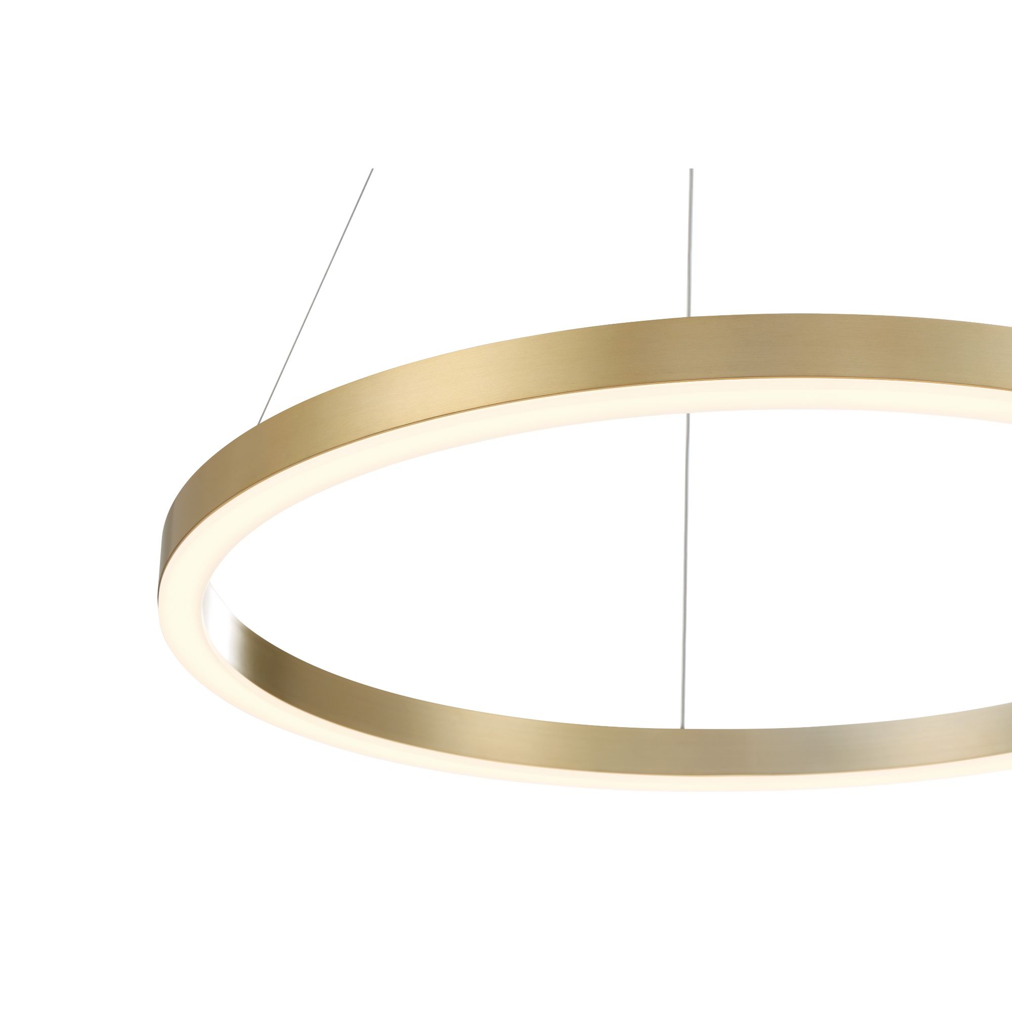 Image 2 Eurofase Spunto 28" Round LED Chandelier in Gold more views