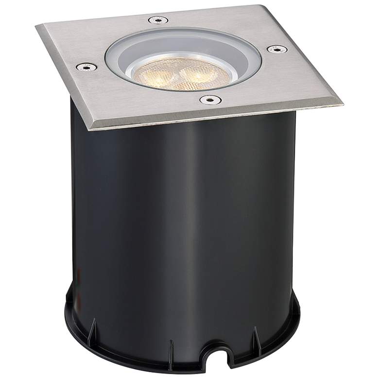 Image 1 Eurofase Square Stainless Steel LED Outdoor In-Ground Light
