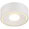 Eurofase Stavro 6" Wide White 1-Light LED Ceiling Light