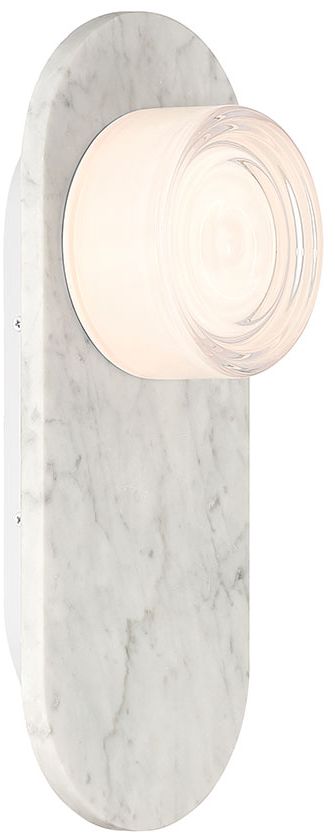 Image 3 Eurofase Sternn 15" Integrated LED Outdoor Wall Sconce in Marble White more views