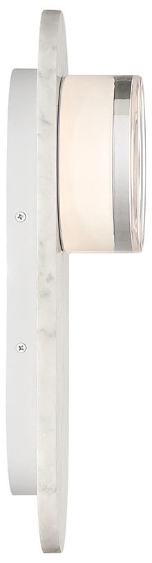 Image 4 Eurofase Sternn 15" Integrated LED Outdoor Wall Sconce in Marble White more views