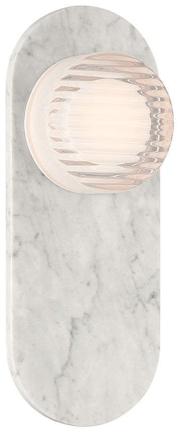 Image 2 Eurofase Sternn 15" Integrated LED Outdoor Wall Sconce - Marble White more views