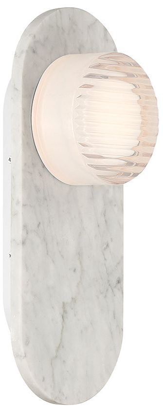 Image 3 Eurofase Sternn 15" Integrated LED Outdoor Wall Sconce - Marble White more views