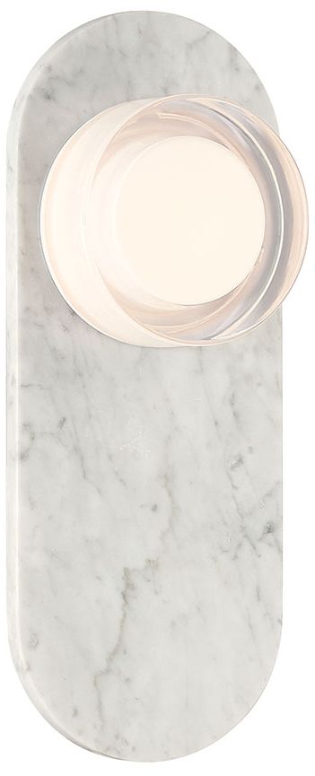 Image 2 Eurofase Sternn 15" Integrated LED Outdoor Wall Sconce, Marble White more views
