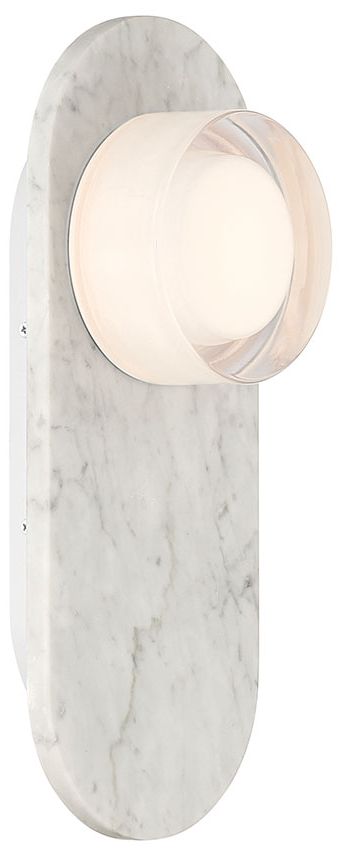Image 3 Eurofase Sternn 15" Integrated LED Outdoor Wall Sconce, Marble White more views