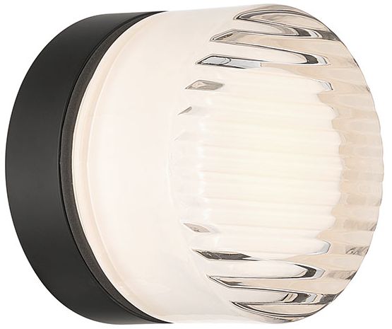 Image 4 Eurofase Sternn 5" Integrated LED Outdoor Wall Sconce, Black more views