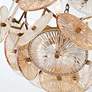 Eurofase Sue-Anne 20" Wide Modern Brass and Circle Glass Chandelier