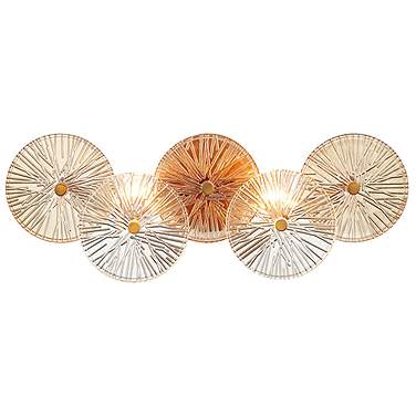 Eurofase Sue-Anne 8" High Matte Gold 2-Light Wall Sconce