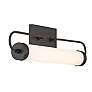 4_Eurofase Tellie 25 1/4"W Matte Black LED Vanity Bath Light more views