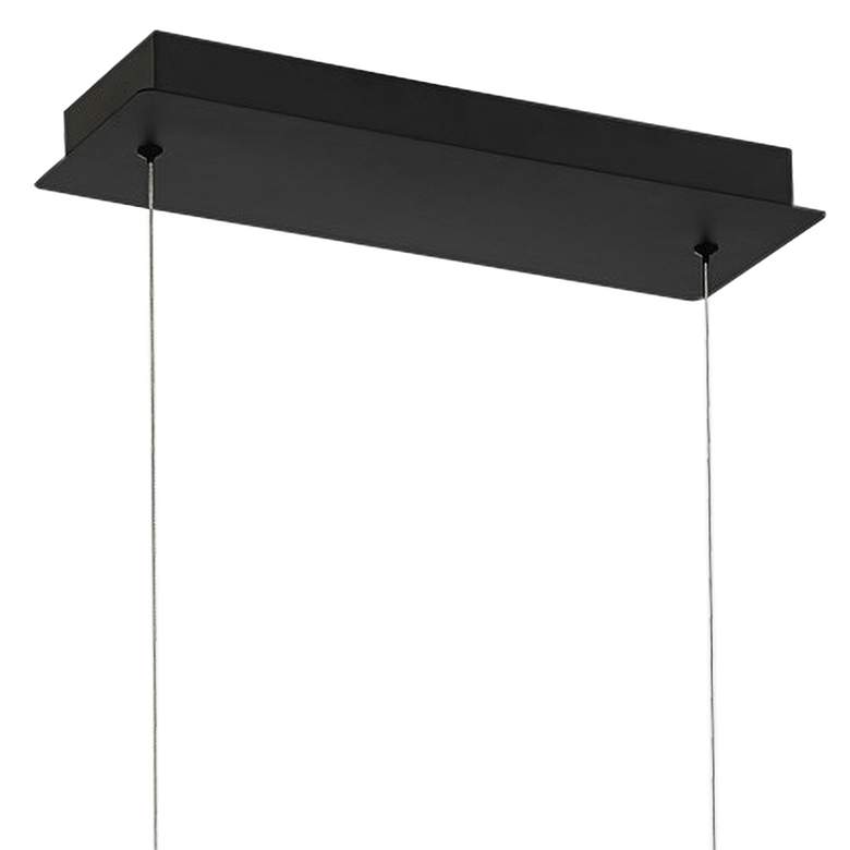 Image 3 Eurofase Tenda 35 1/2" Wide Black LED Chandelier more views