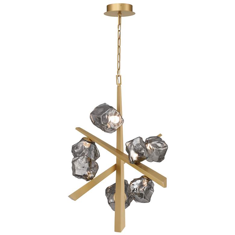 Image 1 Eurofase Thorah 27" LED Chandelier Gold