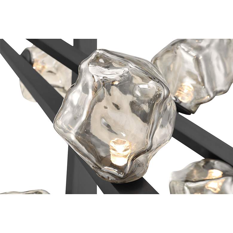 Image 2 Eurofase Thorah 27" LED Chandelier Graphite more views