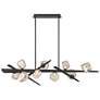 1_Eurofase Thorah 59" LED Chandelier Graphite