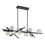 3_Eurofase Thorah 59" LED Chandelier Graphite more views