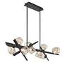 4_Eurofase Thorah 59" LED Chandelier Graphite more views