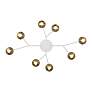 5_Eurofase Torcia 16 Light Chandelier in White and Brass more views
