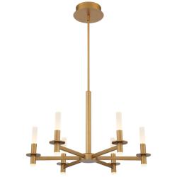 Eurofase Torna 17.25 In. x 27.50 In. Integrated LED Chandelier in Gold