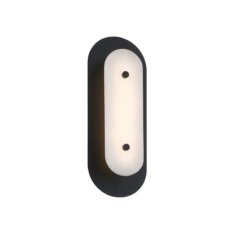 Image 2 Eurofase Tramore 16 inch Outdoor LED Wall Light, Black/Alabaster more views