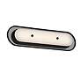 2_Eurofase Tramore 22 inch LED Wall Sconce, Matte Black and Alabaster more views