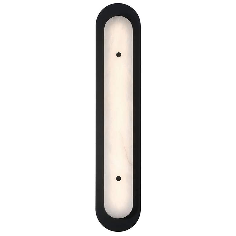 Image 1 Eurofase Tramore 30 inch Outdoor LED Wall Light, Black/Alabaster