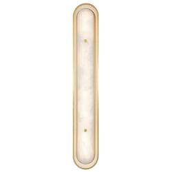 Eurofase Tramore 38 inch LED Wall Sconce, Gold and Alabaster