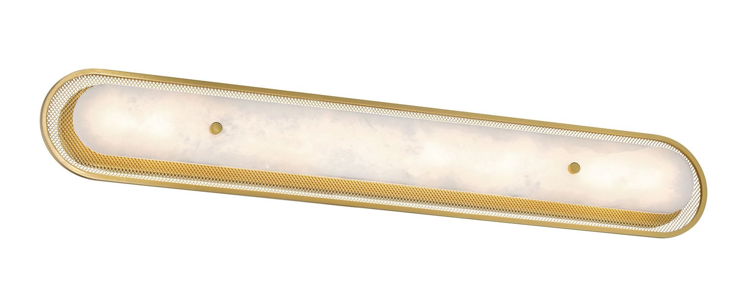Image 2 Eurofase Tramore 38 inch LED Wall Sconce, Gold and Alabaster more views