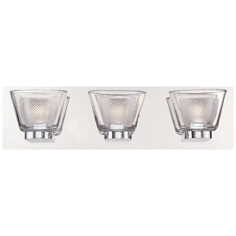 Image 1 Eurofase Trent 18 3/4" Wide Chrome 3-LED Bath Light