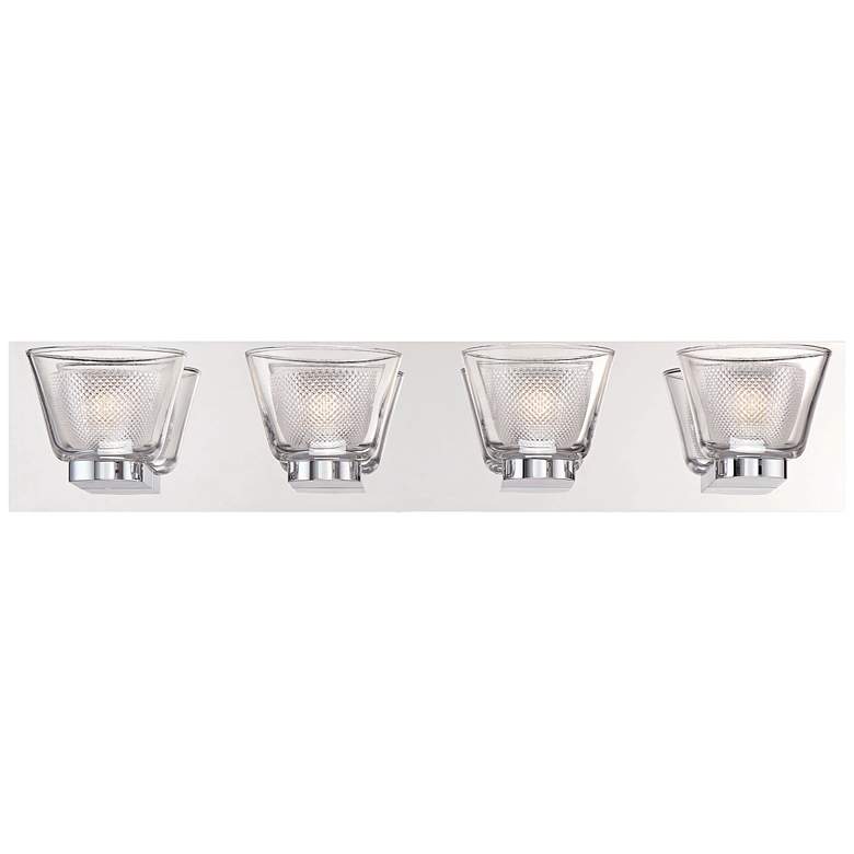 Image 1 Eurofase Trent 25 1/4 inch Wide Chrome 4-LED Bath Light