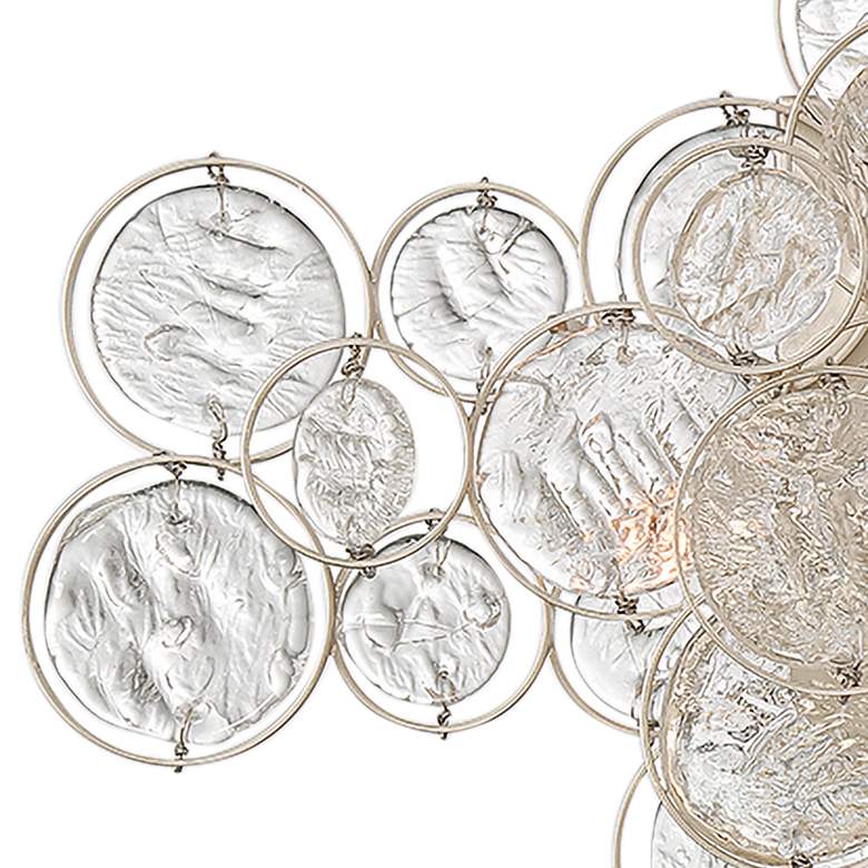 Image 2 Eurofase Trento 10 1/2" High Matte Silver Wall Sconce more views