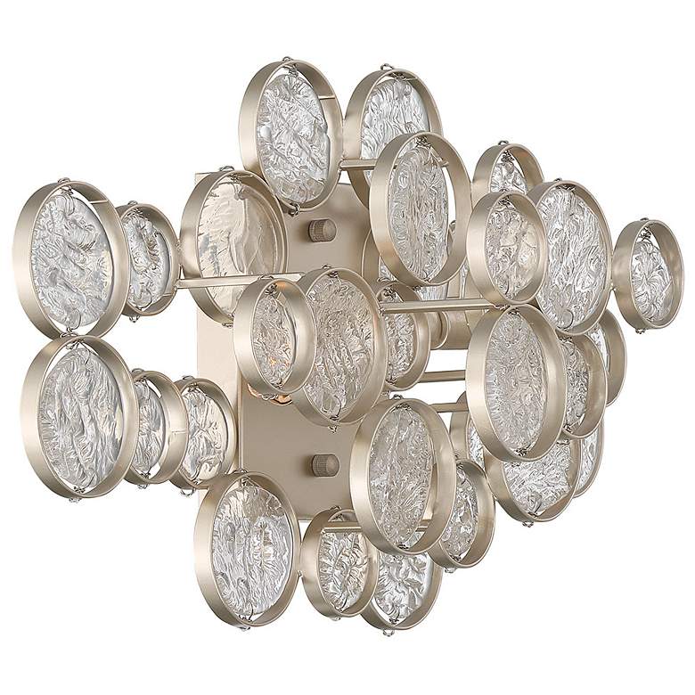 Image 7 Eurofase Trento 10 1/2" High Matte Silver Wall Sconce more views