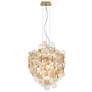 2_Eurofase Trento 10 1/2" Wide Antique Gold 7-Light Chandelier