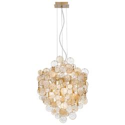 Eurofase Trento 10 1/2" Wide Antique Gold 7-Light Chandelier