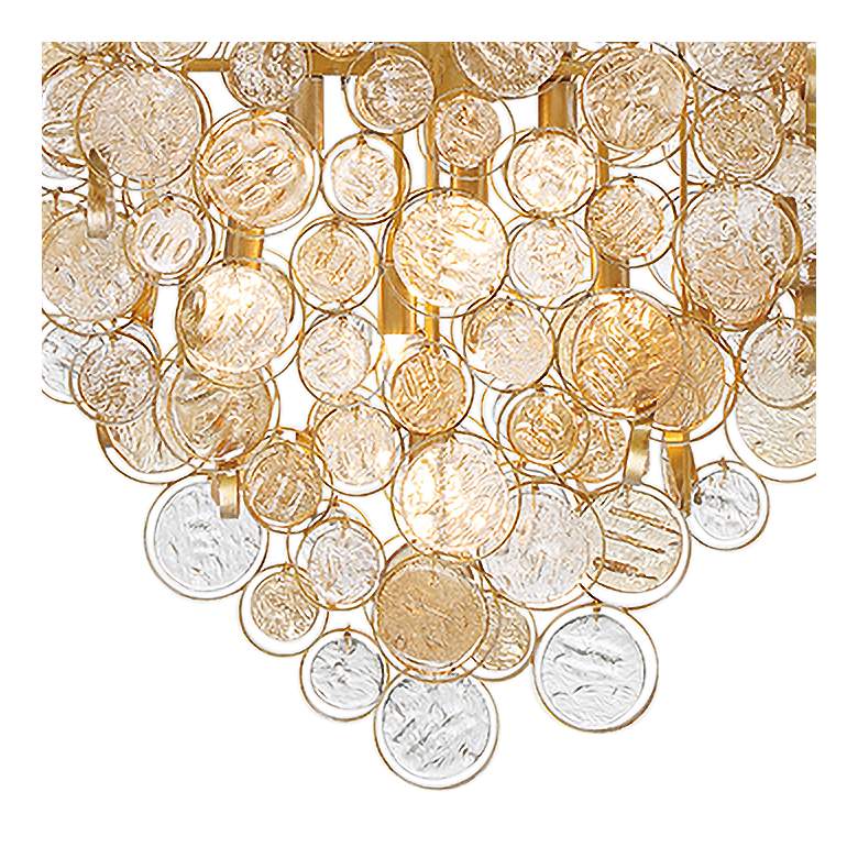 Image 3 Eurofase Trento 10 1/2" Wide Antique Gold 7-Light Chandelier more views
