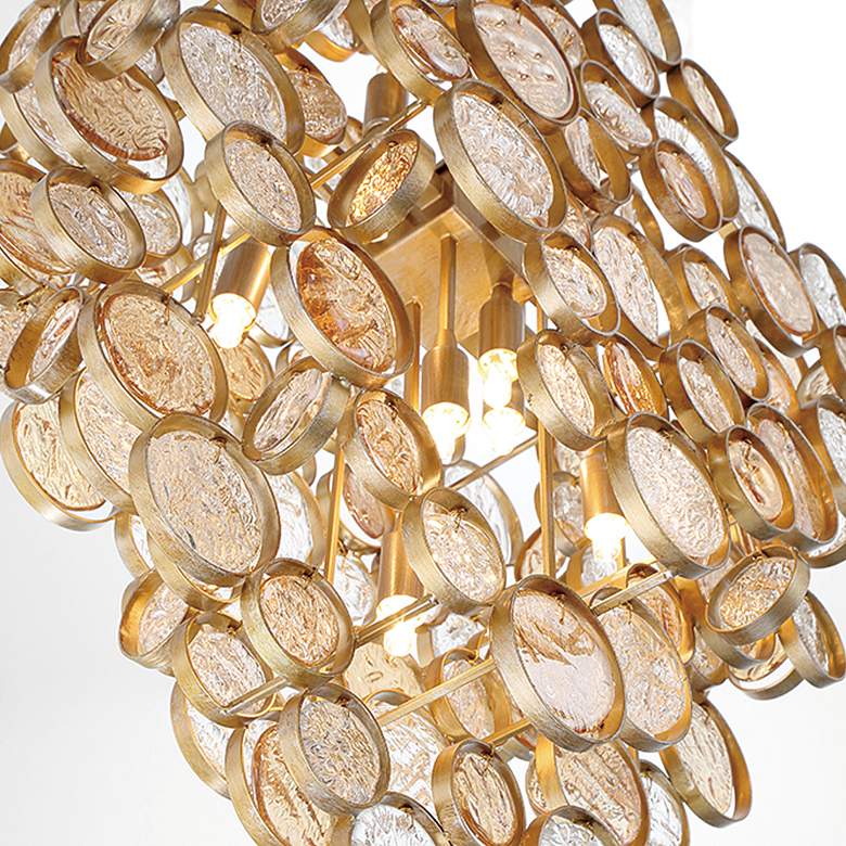 Image 4 Eurofase Trento 10 1/2" Wide Antique Gold 7-Light Chandelier more views