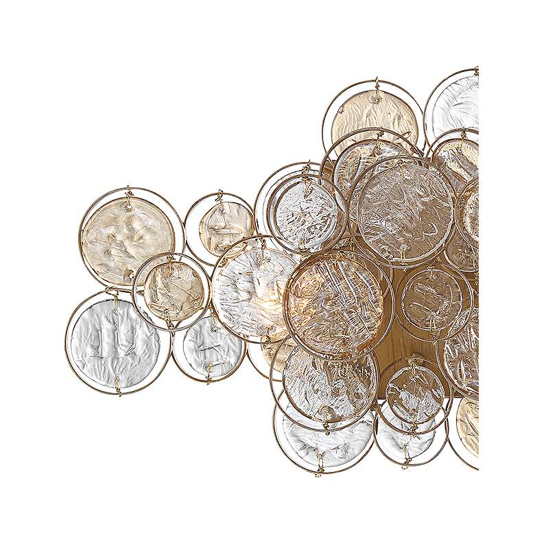 Image 2 Eurofase Trento 18" Wide Antique Gold Wall Sconce more views