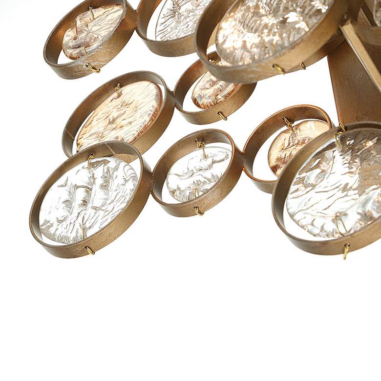 Image 3 Eurofase Trento 18" Wide Antique Gold Wall Sconce more views